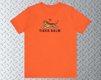 Tiger T-shirt, Tiger Graphic Shirt Unisex 100% Cotton