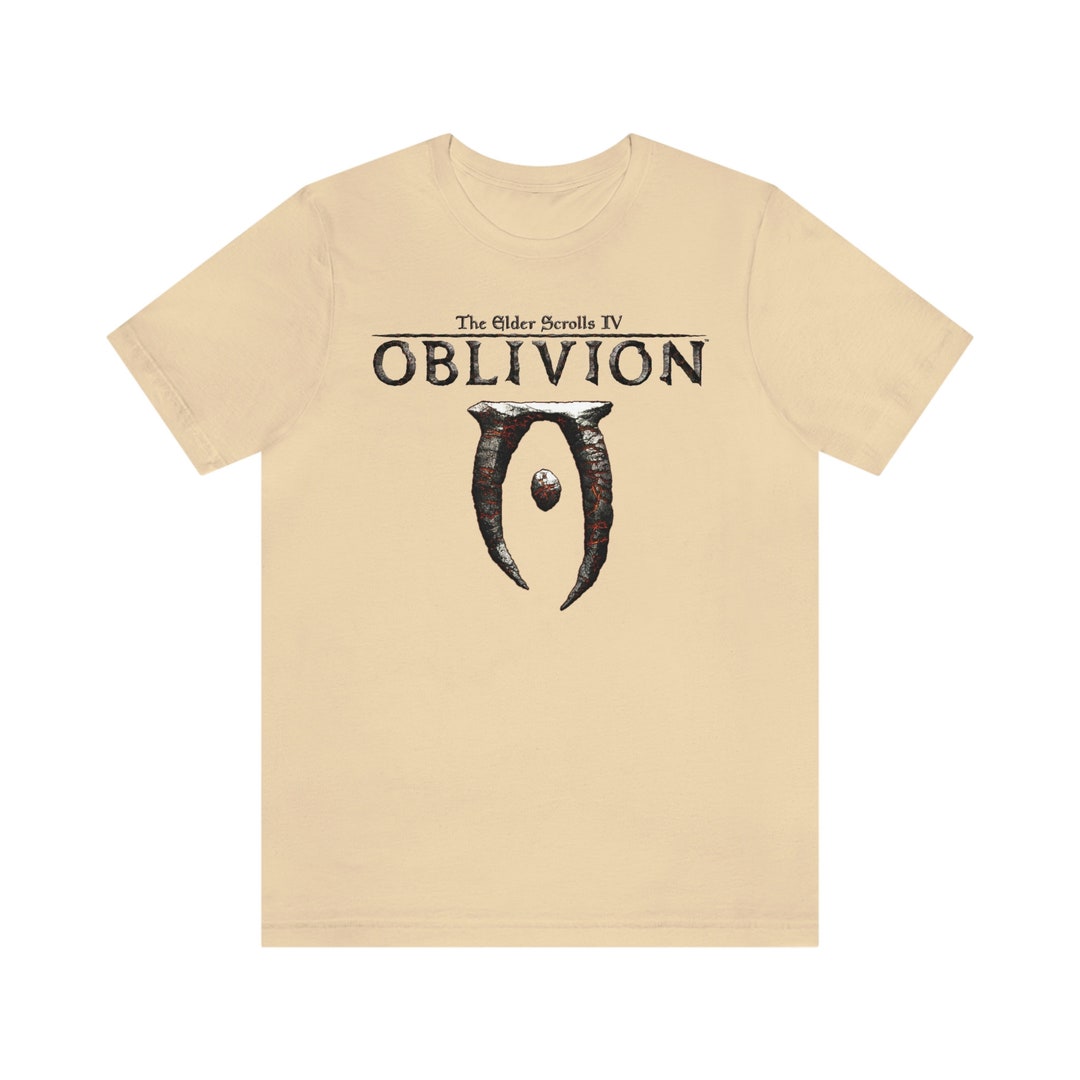 Oblivion T shirt Elder S Shirt Videogame Tee Unisex 100 Cotton  