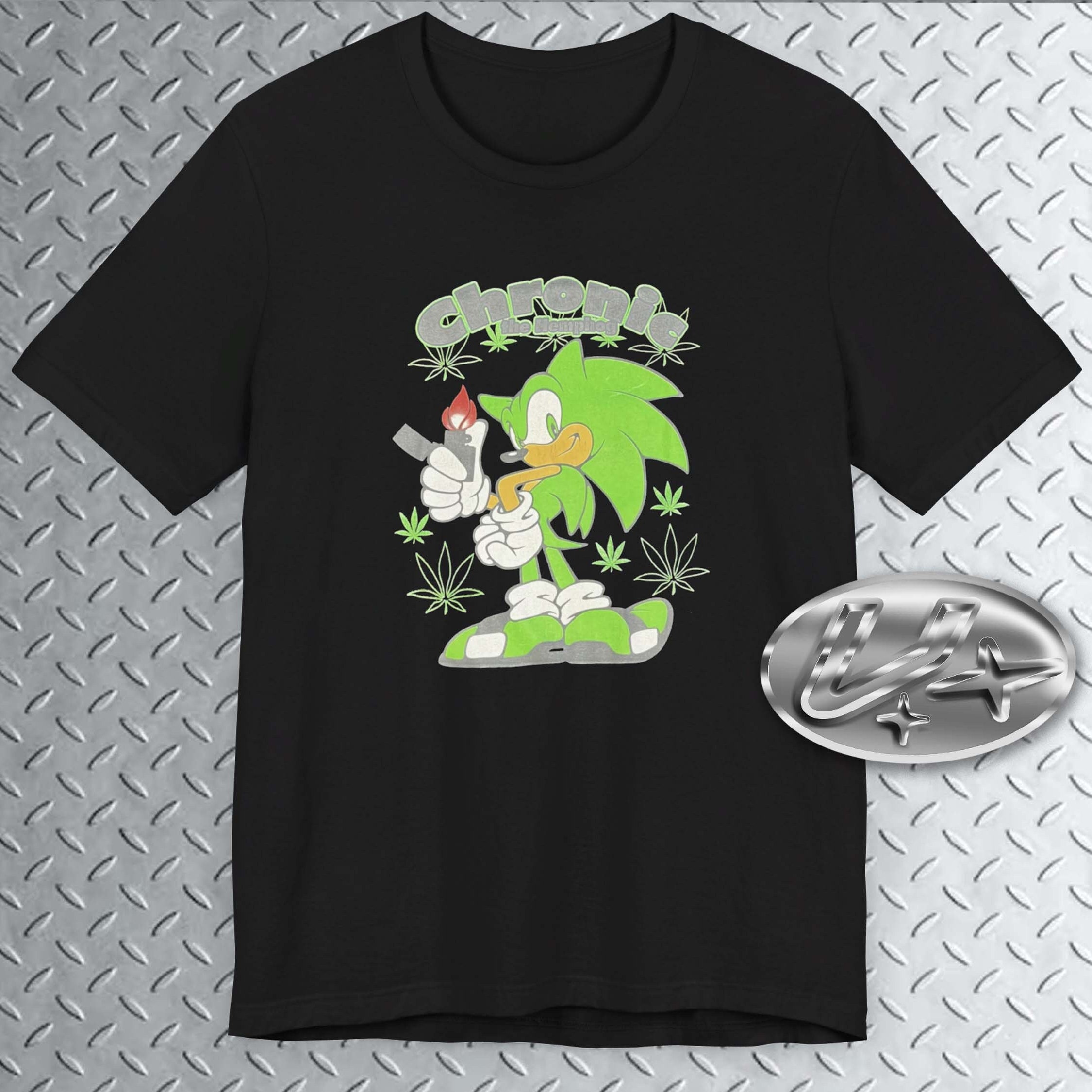 Chronic the Hempdog T-shirt, Parody Tee, Meme Shirt, Stoner 