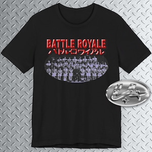 Battle R. Japanese Film T-Shirt, Japanese Cinema, Japanese Movie Tee, Action Horror