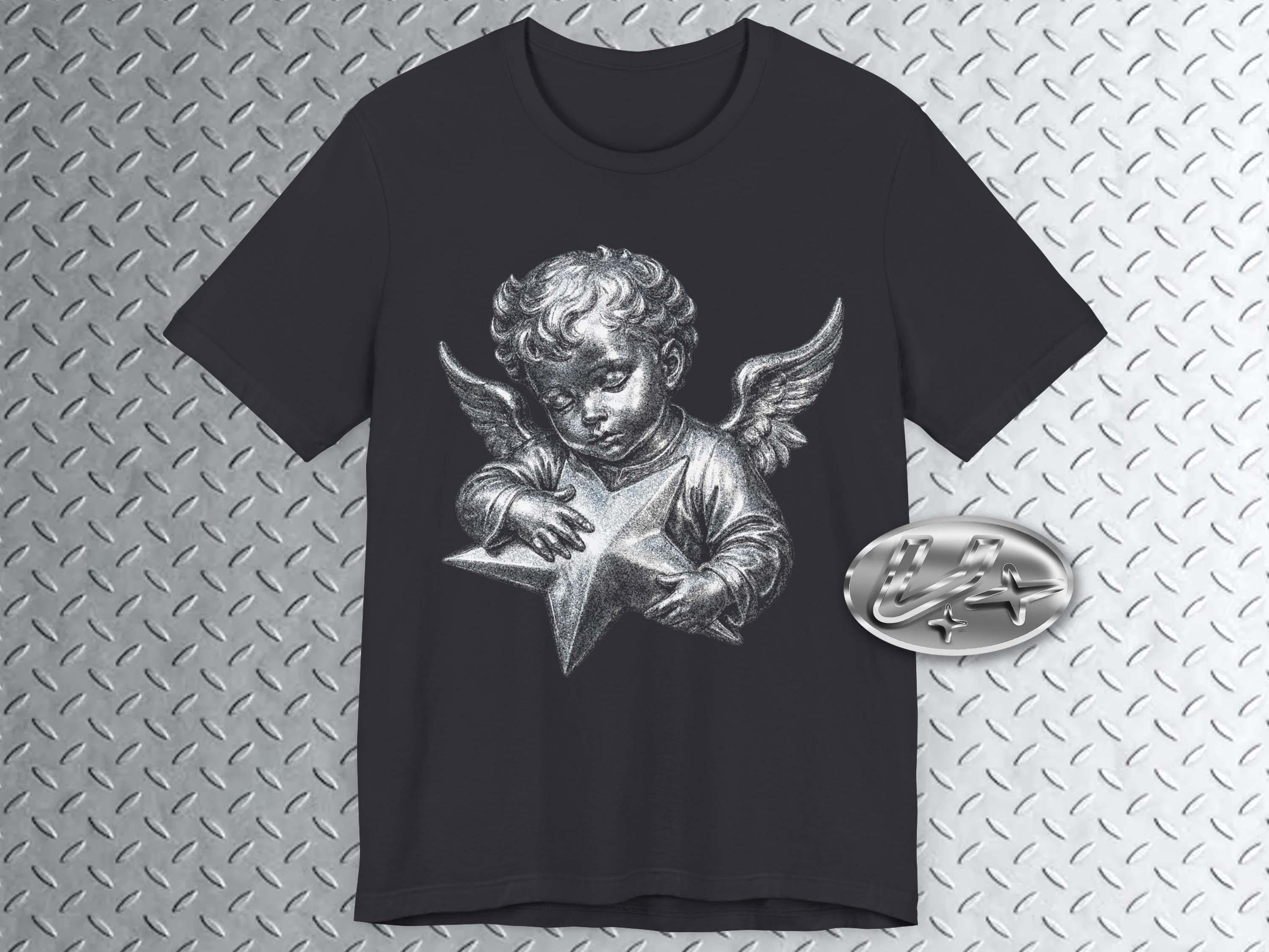 Y2K Star Child Graphic T-shirt, Cherub Angel Tee - Etsy