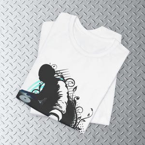 Frutiger Metro T-Shirt DJ, Y2k Graphic Art Shirt, 2000s Aesthetic, Threshold Art Tee, Frutiger Aero Shirt, Y2k Tee image 5