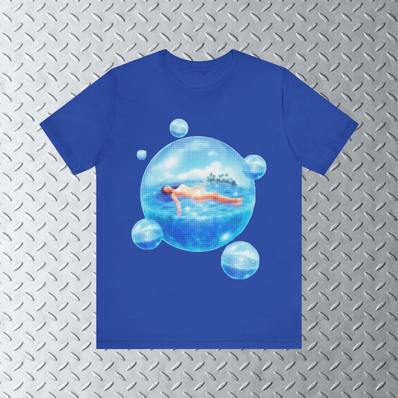 Frutiger Aero Paradise T-Shirt, Y2k Tee, 2000s Fashion, Frutiger Aero Shirt, Y2k Graphic image 8