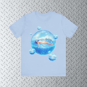 Frutiger Aero Paradise T-Shirt, Y2k Tee, 2000s Fashion, Frutiger Aero Shirt, Y2k Graphic image 7