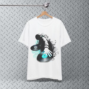 Frutiger Metro T-Shirt DJ, Y2k Graphic Art Shirt, 2000s Aesthetic, Threshold Art Tee, Frutiger Aero Shirt, Y2k Tee image 4
