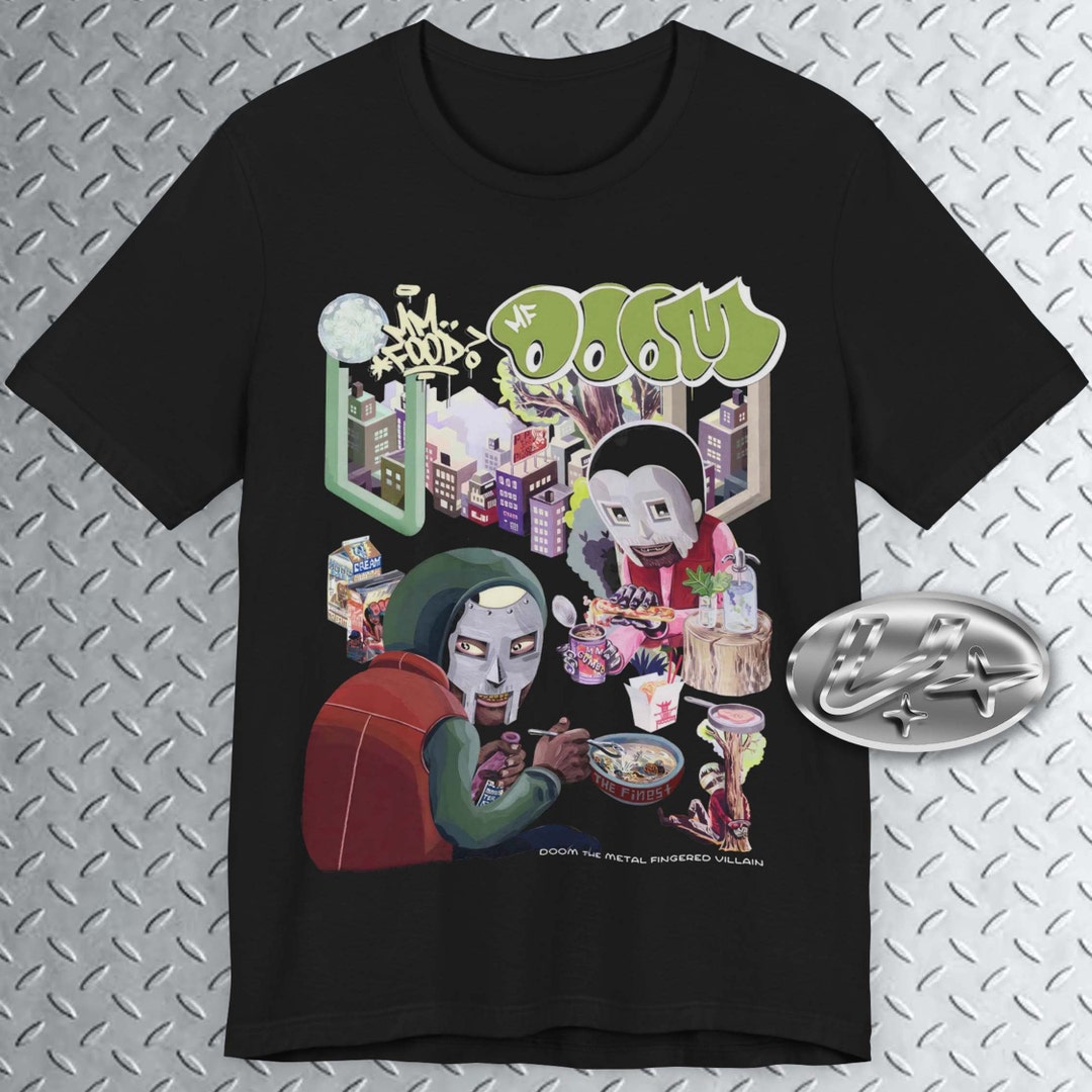 Vintage MF Doom T-shirt, Mmfood Doom Shirt, Madvillain Tee, Hiphop ...