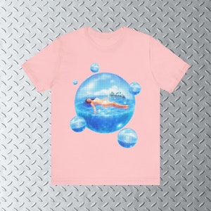 Frutiger Aero Paradise T-Shirt, Y2k Tee, 2000s Fashion, Frutiger Aero Shirt, Y2k Graphic image 10