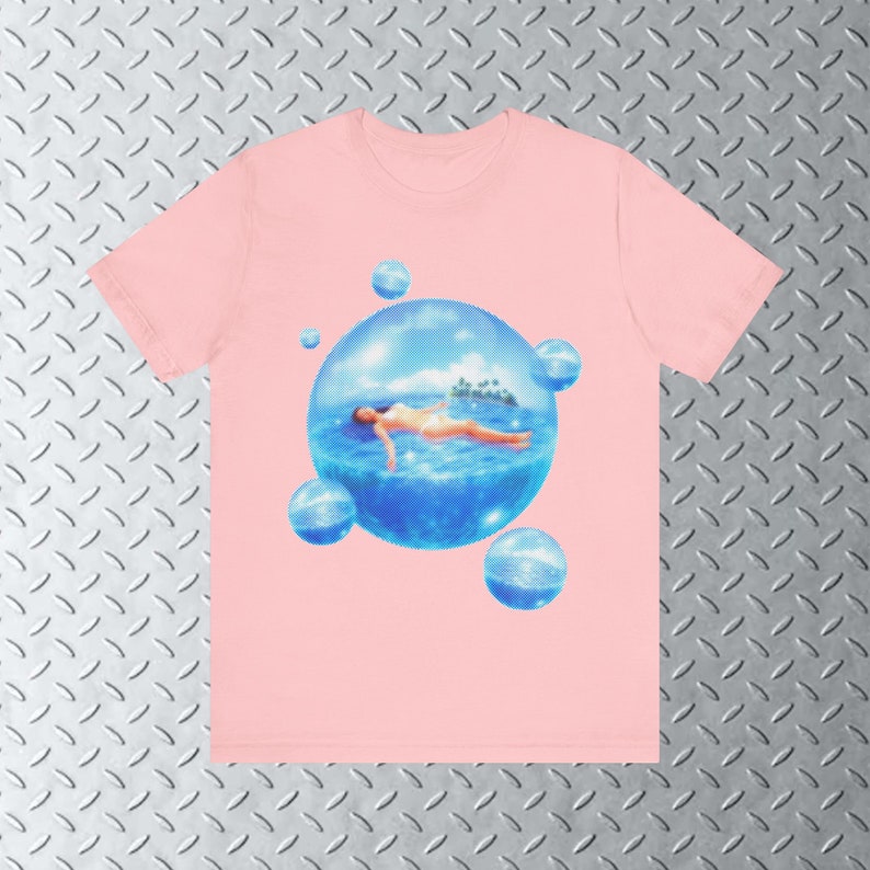 Frutiger Aero Paradise T-Shirt, Y2k Tee, 2000s Fashion, Frutiger Aero Shirt, Y2k Graphic image 10