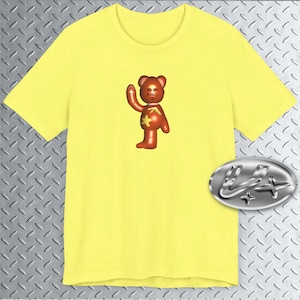 Aphex 3-D Bär T-Shirt, y2k, 2000er Jahre Musik, IDM Musik, Experimentelle Tanzmusik Tee