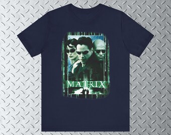 The Matrix T-shirt, Neo Morpheus, Y2k Fashion, Unisex 100% Cotton