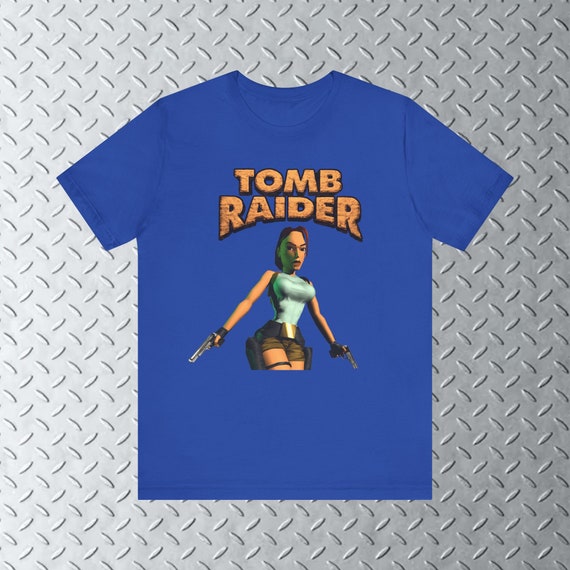Tomb Raid. T-shirt, Lara Croft Shirt, Playstation Tee Tomb Raid. T-shirt, Lara Croft Shirt, Playstation Tee