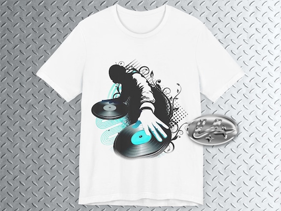 Frutiger Metro T-Shirt DJ, Y2k Graphic Art Shirt, 2000s Aesthetic, Threshold Art Tee, Frutiger Aero Shirt, Y2k Tee