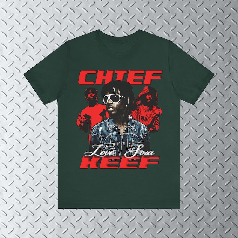Chief Keef Bootleg Shirt, Vintage Rap Tee, Drill Rapper, Rap t shirt, Trap shirt, Brutalism Graphic Shirt image 10