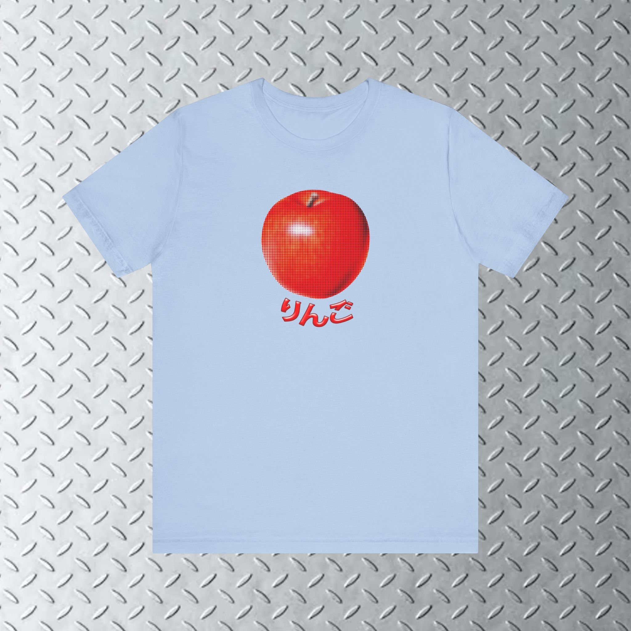 Apple Graphic T-shirt, Food Graphic Tee, Japanese Red Apple Fruit