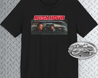Rush H. T-Shirt, Movie Tee, Jackie C. Martial Arts Film, 90er Jahre Klassiker, Y2k Film, Retro Film, Actionfilm
