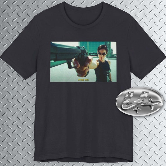 Dodge This, Matrix Vintage T-shirt, Trinity, Movie Tee, Neo, Film