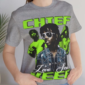 Chief Keef Bootleg Shirt, Vintage Rap Tee, Drill Rapper, Rap t shirt, Trap shirt, Brutalism Graphic Shirt image 3