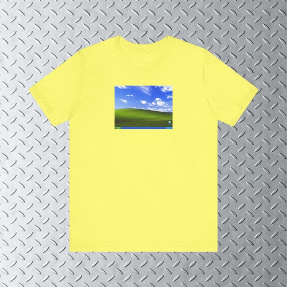 Windows XP T-shirt, Y2K Computer Tee, Frutiger Aero Fashion - Etsy