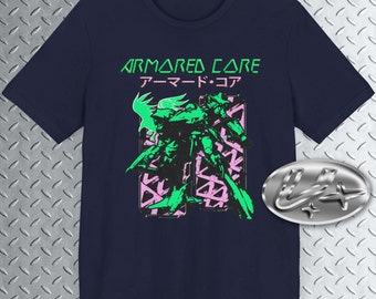 Armored C. T-Shirt, Brutalism, PS1 Tee, PS2 Tee, Video Game Shirt, Gaming tshirt