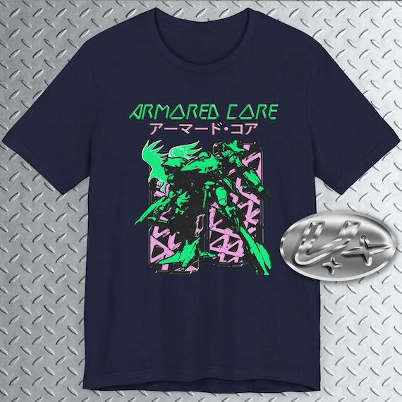 Armored C. T-shirt, Brutalism, PS1 Tee, PS2 Tee, Video Game Shirt