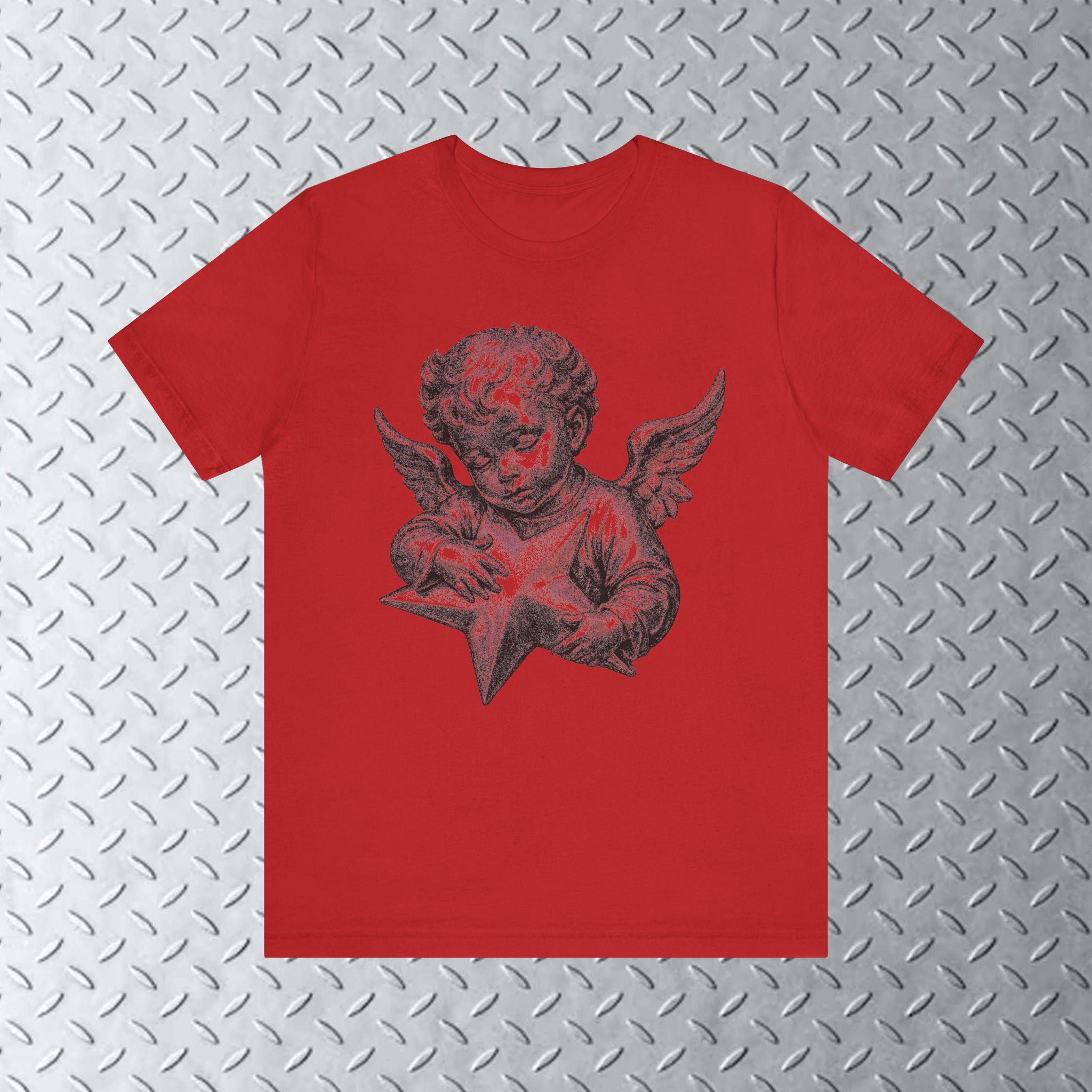 Y2K Star Child Graphic T-shirt, Cherub Angel Tee - Etsy