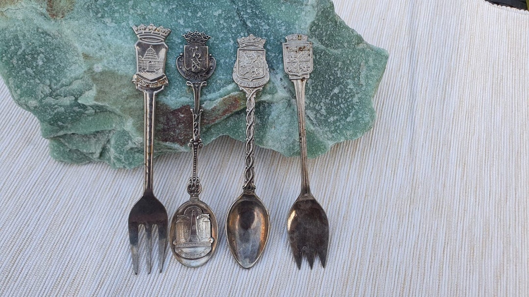 Sets Unique Flatware Antique Cutlery Mismatched Silverware Set ...