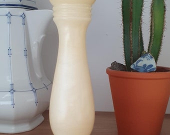 Vintage Onyx Stone Candlestick Candlestick Alabaster Marble Carrara Vase Small Candle Holder Geometric