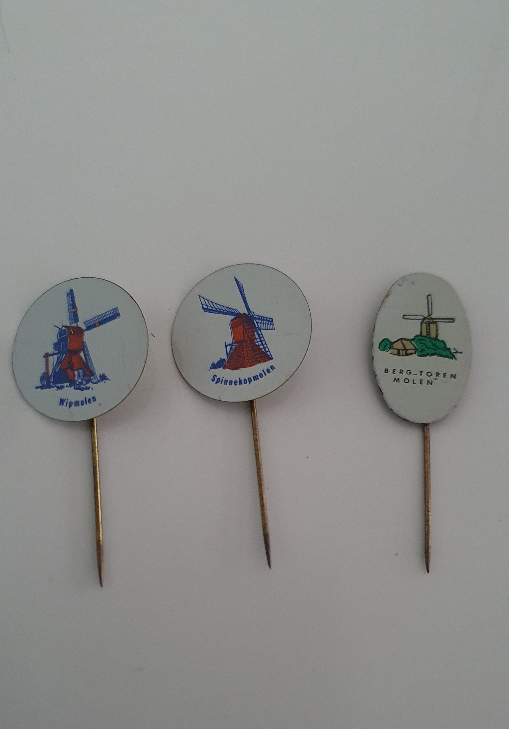 1960s windmill lapel pin / vintage windmill pin