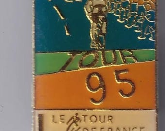 1995 Tour de France Pin – Vintage 90s Cycling Memorabilia for Collectors - Original Tour de France Merchandise- Vintage Tour de France