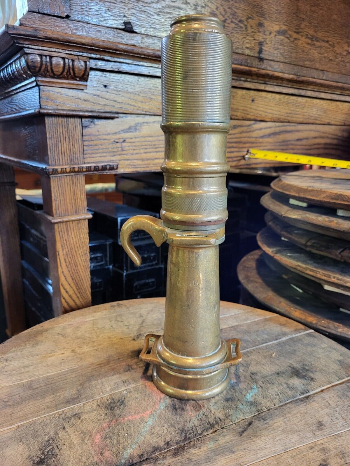 Vintage Wooster Brass Fire Hose Nozzle