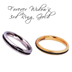 FOREVER WIDOWS 3rd RING hinzufügen einen 3. Ring zu Ihren vorhandenen Ringen macht einfach Sinn