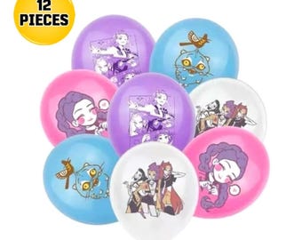 KPop Birthday Balloons Set Latex Party Supplies Decorations