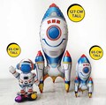 Astronaut Outer Space Rocket Balloon Space Theme Birthday Kids Space Birthday Party Rocket Balloon Arch Decorations