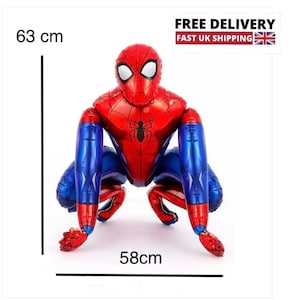 Large Spiderman Balloon 3D Superhero Kids Birthday Party Balloon Avengers Spiderman Ironman Theme Decorations