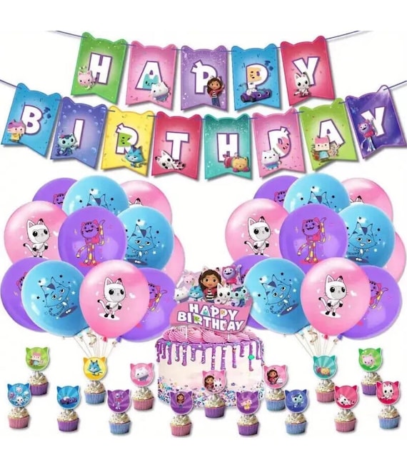 42-teiliges Gabby Ballon-Set – Latexballons In Rosa, Lila, Grün Für Geburtstag & Partydekoration