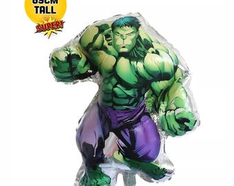 Hulk Foil Balloon: 27" Superhero Birthday Party Decoration