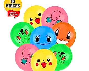 Pokemon Latex Balloons Birthday Kids Pikachu Party Balloon Decorations Charizard