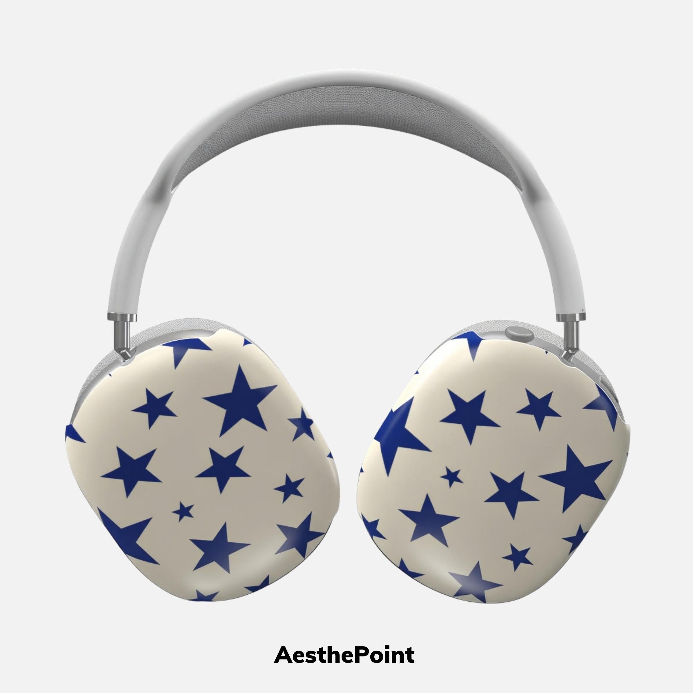 Blue Stars Airpods Max Case | Celestial Snap-on Protective