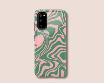 Coque Design Swirl Samsung Galaxy A14. Coque Téléphonique Abstraite pour Samsung A22, A32, A33, A40, A50, A51, A52, A53, A70, A71, A72, A73