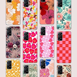 Floral Design Phone Case – Compatible with Xiaomi 13 Pro, 12 Lite, Redmi Note 13, 12, 11, Xiaomi 12S, 11T Pro – Retro & Boho Cover