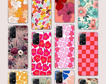 Floral Design Phone Case – Compatible with Xiaomi 13 Pro, 12 Lite, Redmi Note 13, 12, 11, Xiaomi 12S, 11T Pro – Retro & Boho Cover