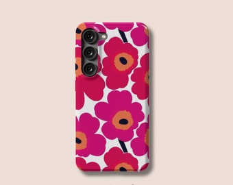 Abstract Rose Samsung S23 Plus Case | Cover for Galaxy S22 Ultra, S21 FE, S20, S10 Lite | Floral Samsung A14, A51, A52 Phone Case