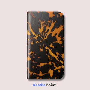 Funda Wallet con Diseño de Concha de Tortuga – Compatible con iPhone y Dispositivos Samsung Galaxy Funda Duradera con Ranuras para Tarjetas