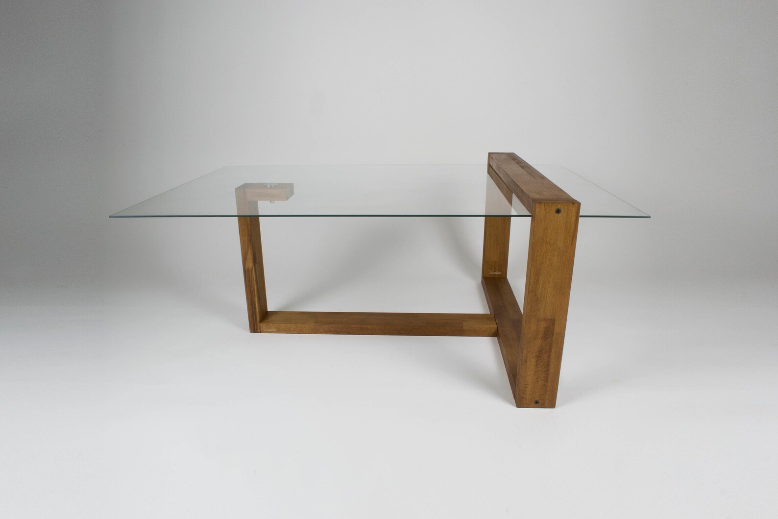 Large Glass Coffee Table With Unbreakable Tempered Glass Top Etsy