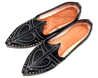Indian  Rajasthani traditional  leather  juti for  men's