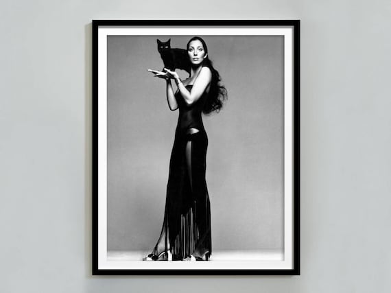 Cher Poster, Black and White, Cher Print, Vintage Photography, Retro  Fashion Wall Art, Rock and Roll, Music Studio Decor, Digital Download - Etsy