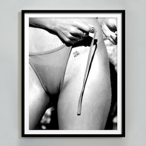 Feminist Poster, Printable Hypebeast Wall Art, Black and White, Beach Photography, Girls Bathroom Decor, Coastal Wall Art, Digital Download