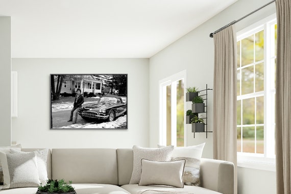 Bruce Springsteen Poster Targa in Latta Poster Vintage Targa Decorazione da Parete per Bar Cafe Giardino Camera da Letto Ufficio Hotel 20X30 cm