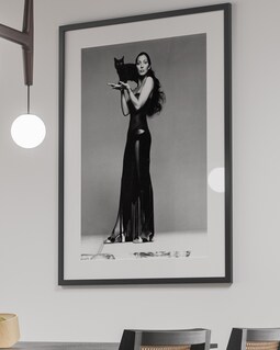 チャー Cher 全身ポスター 大型 594mm×1680mm Cher Poster, Black and White, Cher Print, Vintage Photography