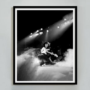 Cartel de Ritchie Blackmore, blanco y negro, impresión de música retro, fotografía vintage, arte de pared afroamericano, decoración del hogar, descarga digital